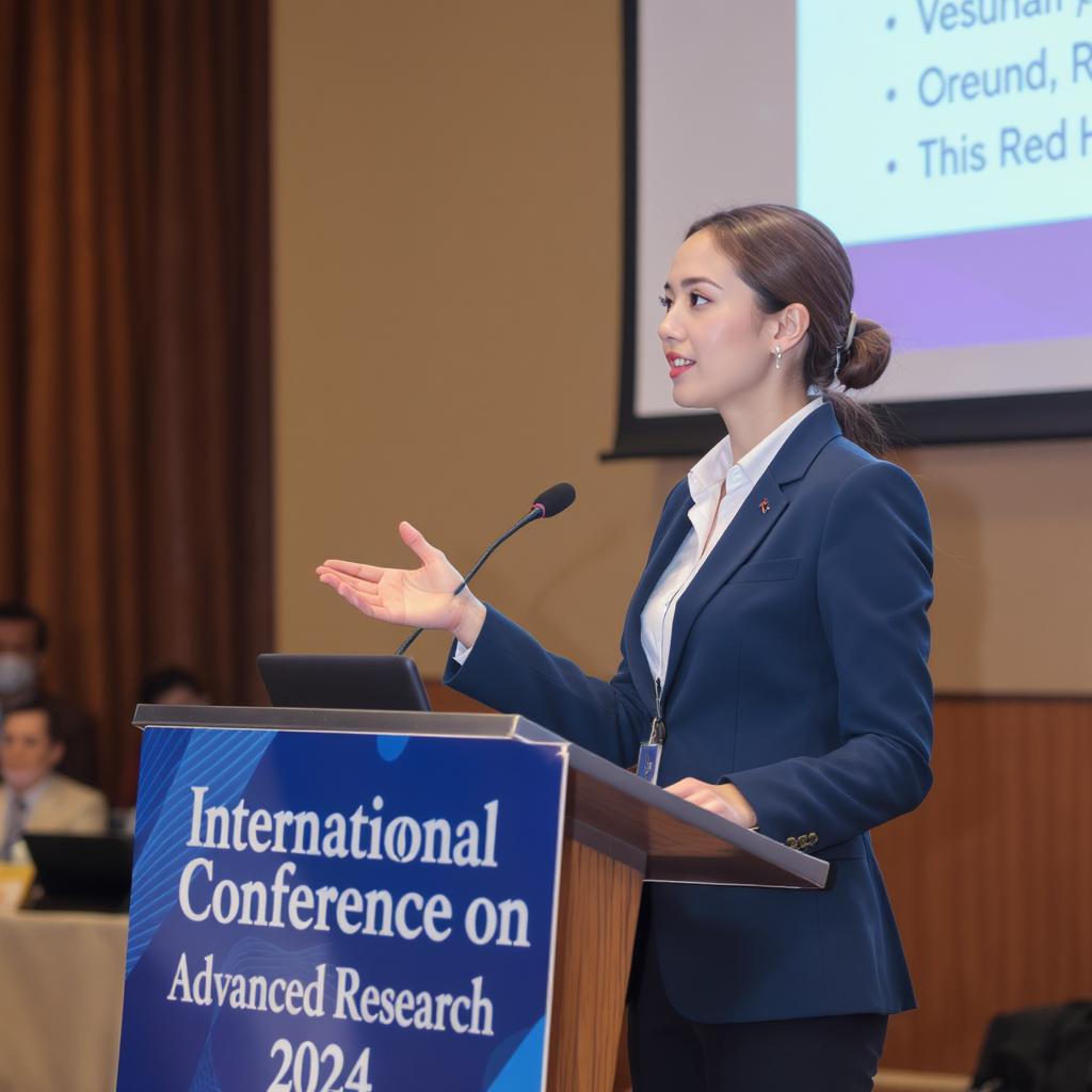 Para dosen mempresentasikan makalah di seminar internasional
